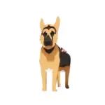 Flowerpot Pawsome dog planter Different breeds tag1