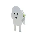 Flowerpot Pawsome dog planter Different breeds tag1