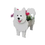 Flowerpot Pawsome dog planter Different breeds tag1