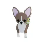 Flowerpot Pawsome dog planter Different breeds tag1