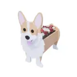 Flowerpot Pawsome dog planter Different breeds tag1