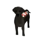 Flowerpot Pawsome dog planter Different breeds tag1