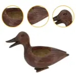 Flowerpot Quacky Duck statue Table ornament tag1