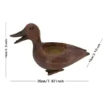Flowerpot Quacky Duck statue Table ornament tag1