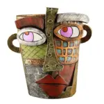Flowerpot ornaments Abstract Art Stylish Flowerpot Unique design tag1