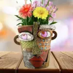 Flowerpot ornaments Abstract Art Stylish Flowerpot Unique design tag1