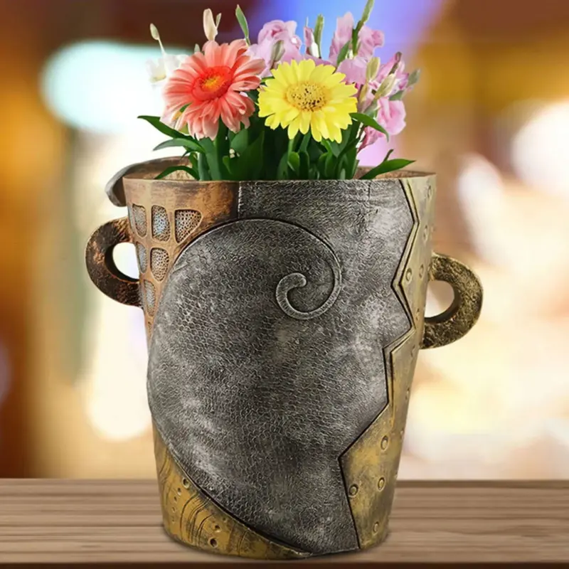 Flowerpot ornaments Abstract Art Stylish Flowerpot Unique design tag1