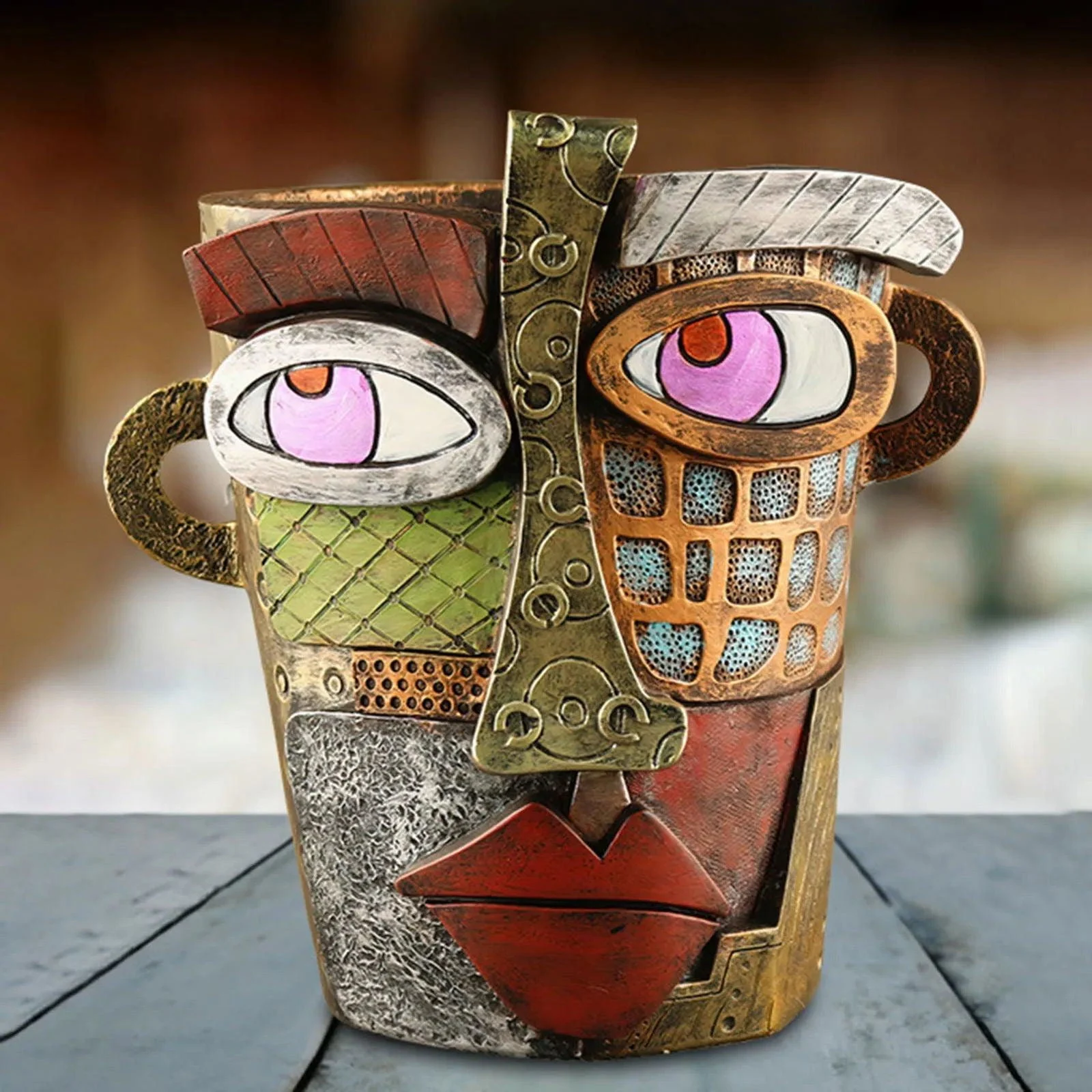 Flowerpot ornaments - Abstract Art - Stylish Flowerpot - Unique design -  - #tag1#