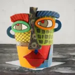 Flowerpot ornaments Abstract Art Stylish Flowerpot Unique design tag1