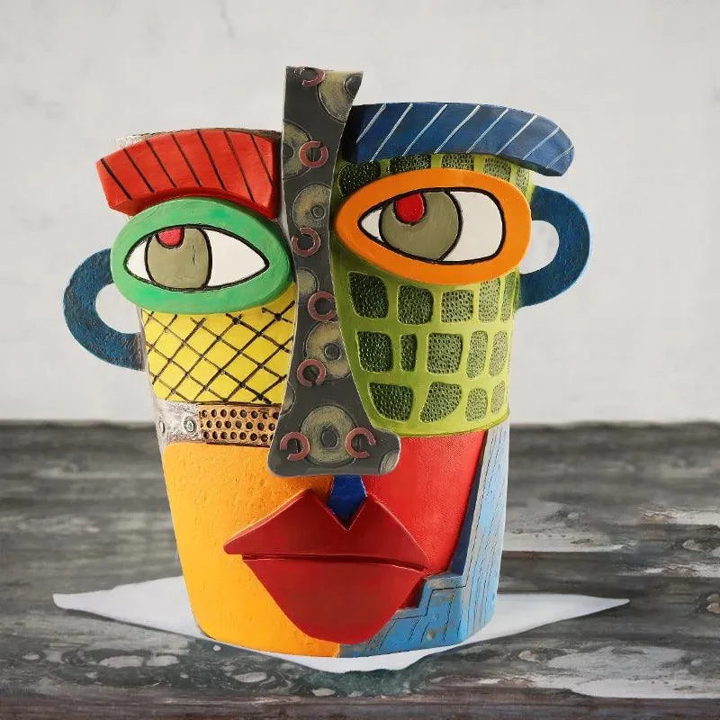 Flowerpot ornaments - Abstract Art - Stylish Flowerpot - Unique design -  - #tag1#