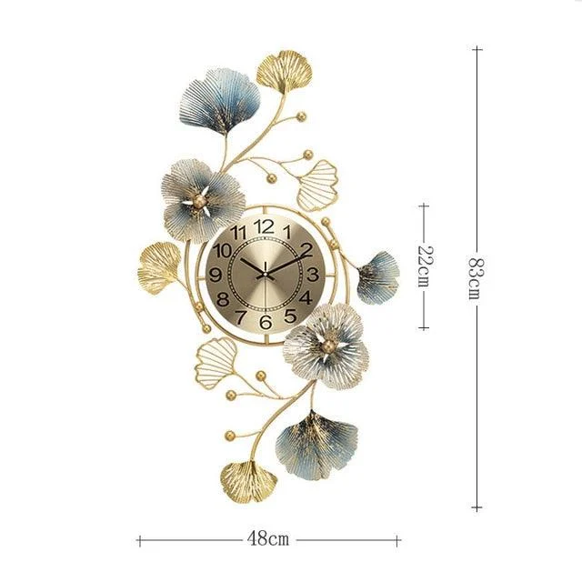 Flowers Creative Vintage Clock Home -  - #tag1#
