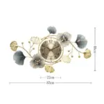 Flowers Creative Vintage Clock Home tag1