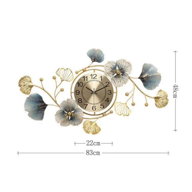 Flowers Creative Vintage Clock Home -  - #tag1#