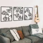 Flowers Metal Wall Art