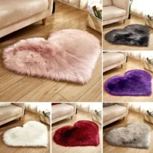 Maya - Heart Shape Fluffy Carpet