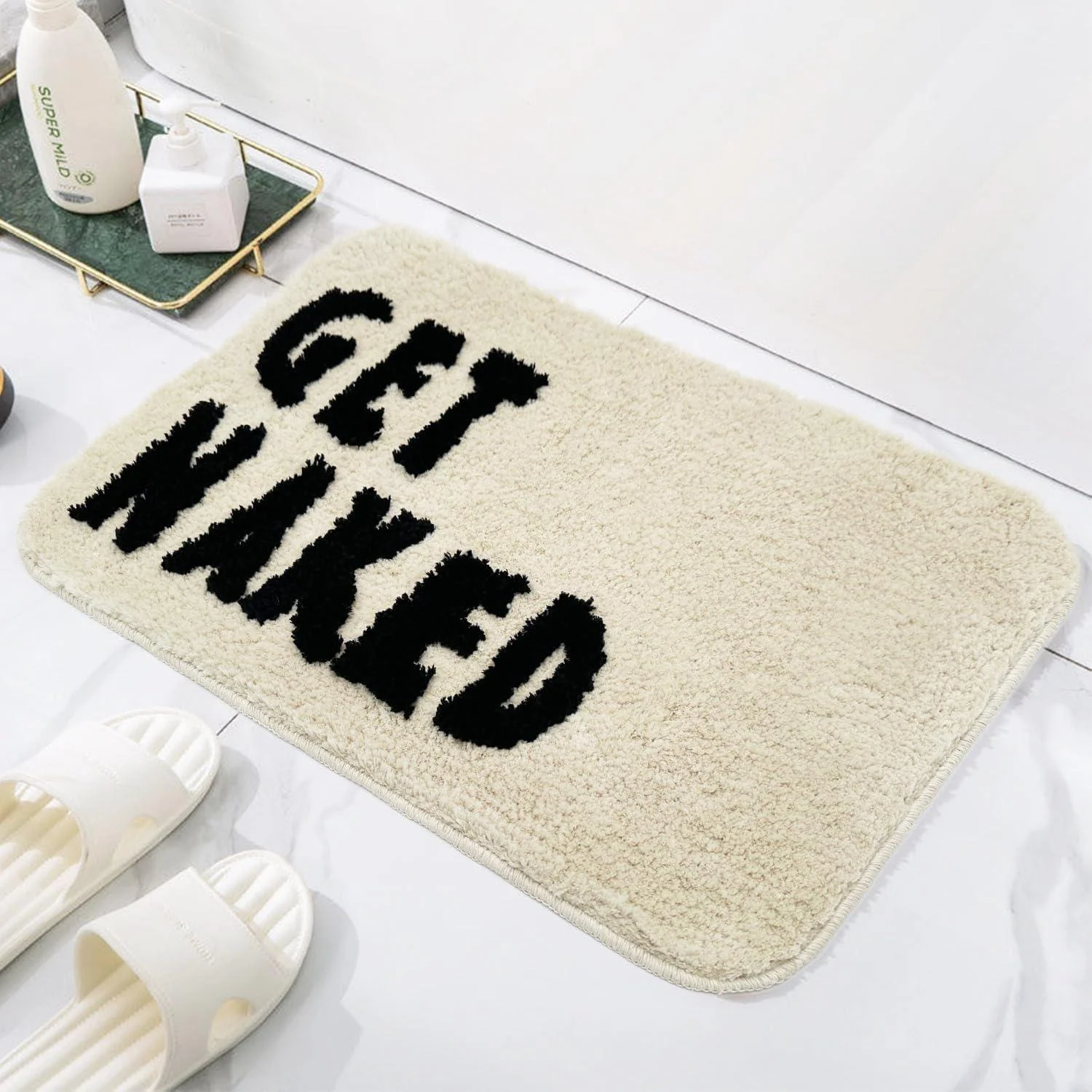 Fluffy Bathroom Bathmat Rug -  - #tag1#
