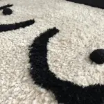 Fluffy Bathroom Bathmat Rug tag1