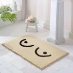 Fluffy Bathroom Bathmat Rug tag1