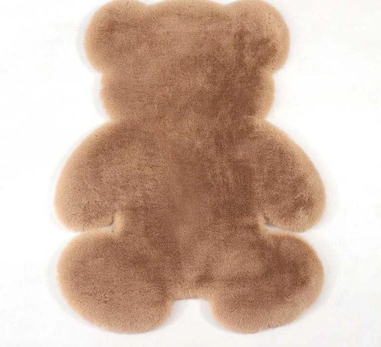 Fluffy Bear Rug Mat -