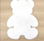 Fluffy Bear Rug Mat