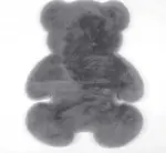 Fluffy Bear Rug Mat