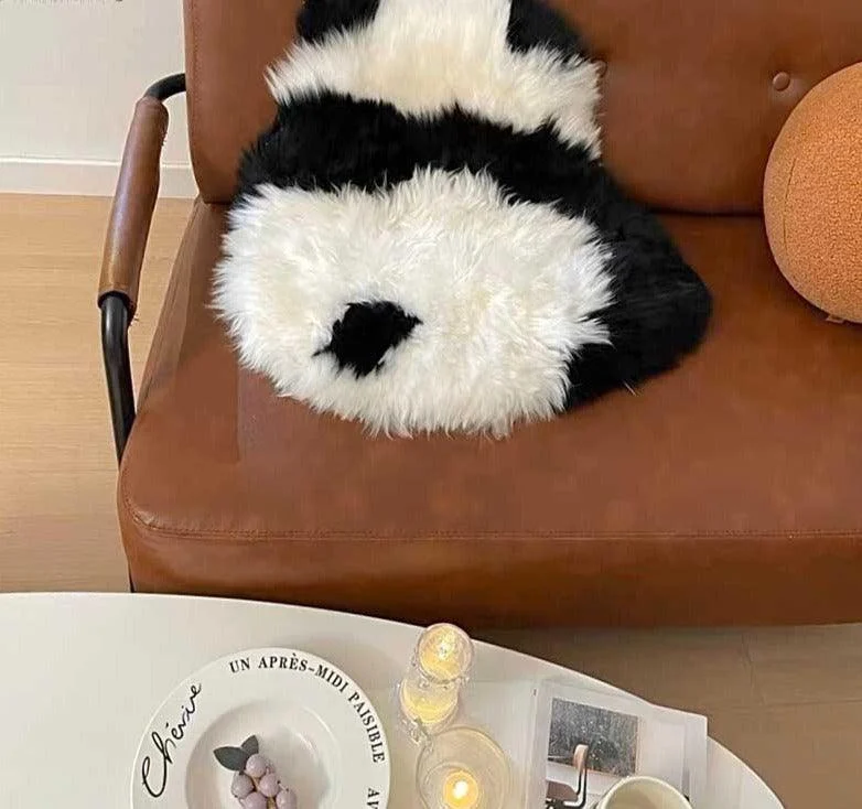 Fluffy Panda Rug Mat -