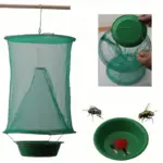 Fly Catcher Fly Killer Reusable Net Garden Insect Control tag1