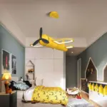 Fly into Imagination Cartoon Aircraft LED Chandelier Light