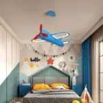 Fly into Imagination Cartoon Aircraft LED Chandelier Light
