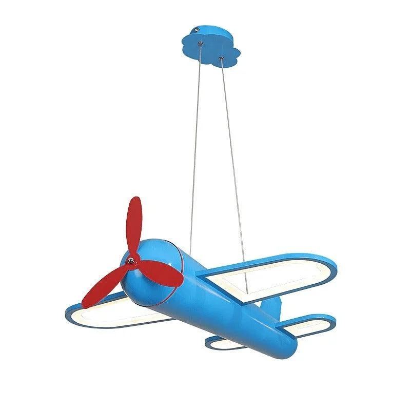 Fly into Imagination - Cartoon Aircraft LED Chandelier Light -
