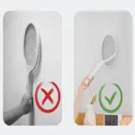 Fly swatter FlyZap Foldable USB Safe for Children and Pets tag1