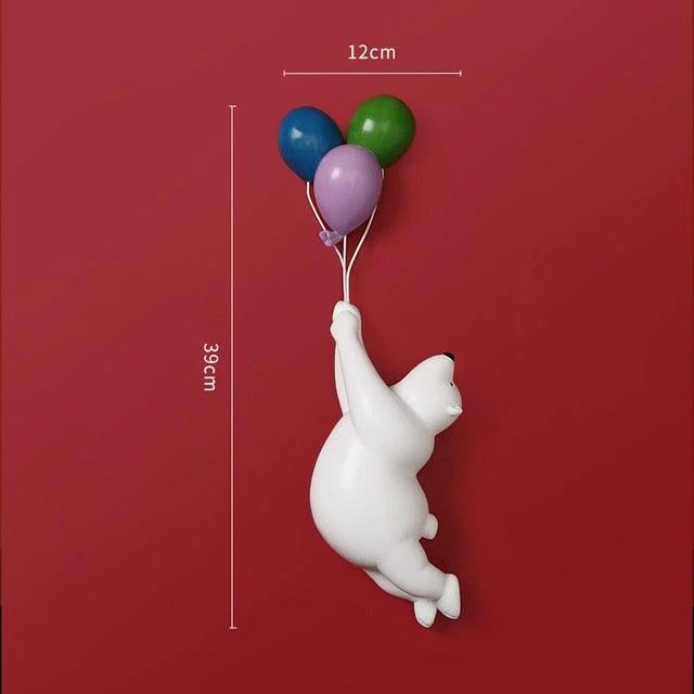 Flying Balloon Polar Bear - Homeko