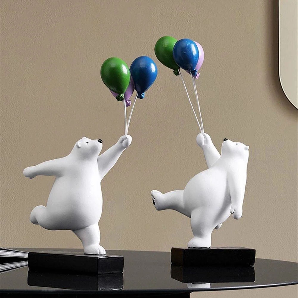 Flying Balloon Polar Bear - Homeko