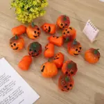 Foam Simulation Pumpkin Smiley Face Halloween Decorations tag1