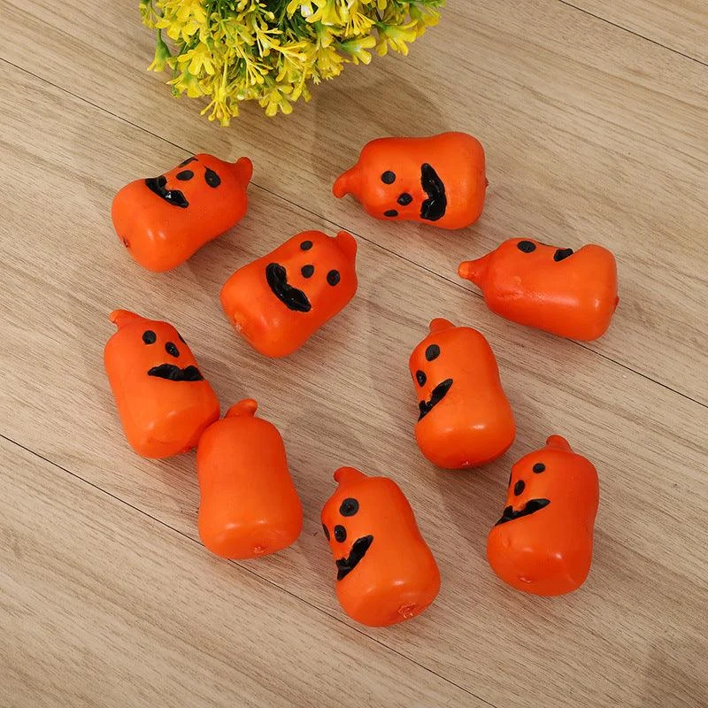 Foam Simulation Pumpkin Smiley Face Halloween Decorations -  - #tag1#