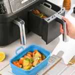 Foldable Air Fryer Silicone Baking Tray tag1