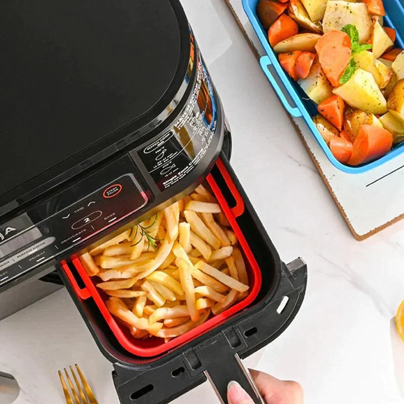 Foldable Air Fryer Silicone Baking Tray -  - #tag1#