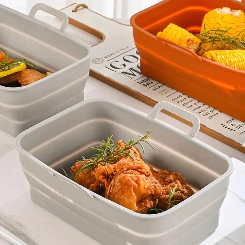 Foldable Air Fryer Silicone Baking Tray -  - #tag1#