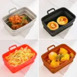 Foldable Air Fryer Silicone Baking Tray tag1