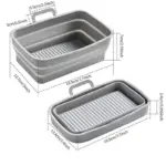 Foldable Air Fryer Silicone Baking Tray tag1