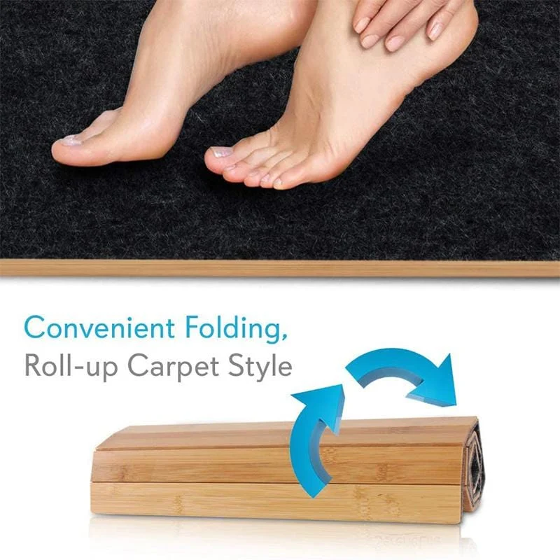 Foldable Bamboo Bath Mat -  - #tag1#