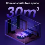 Foldable Electric Mosquito Killer Fly Swatter Trap USB Rechargeable Mosquito Racket Insect Killer with UV Light Bug Zapper 3000V tag1