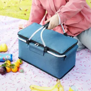 Foldable Insulated Picnic Basket