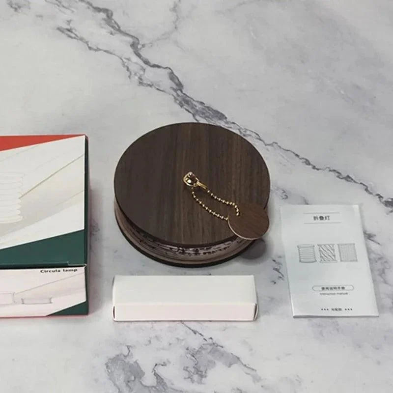 Foldable Japanese Table Lamp - Lantern lamp - USB Rechargeable - For Bedroom -  - #tag1#