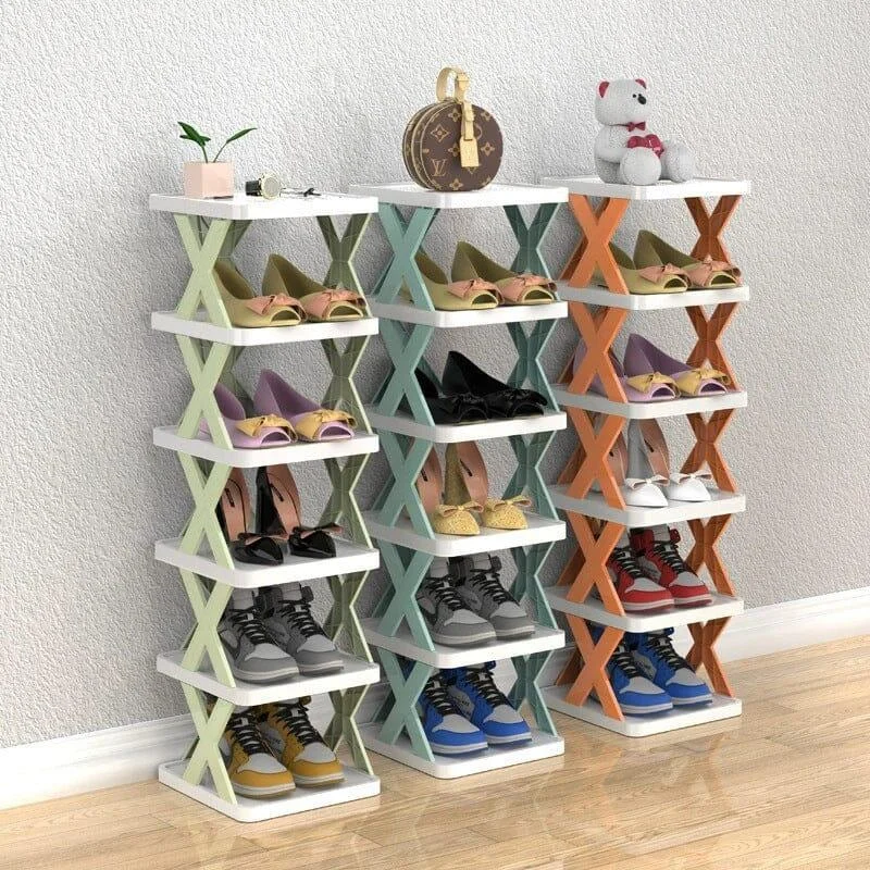Foldable Multi-Layer Shoe Rack, Shoe Storage Shelf Organizer -  - #tag1#