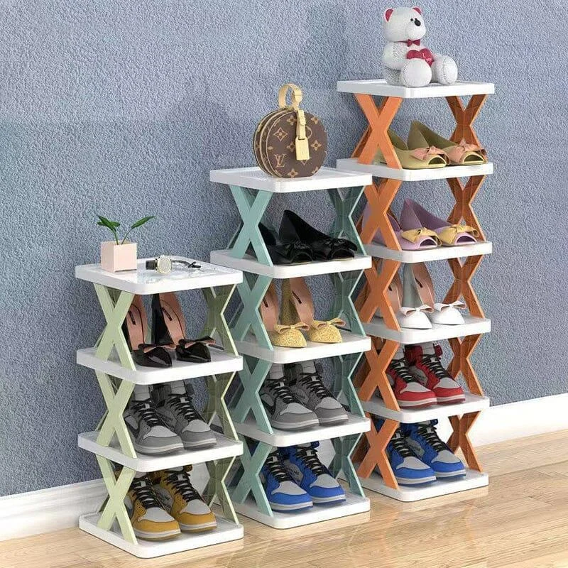 Foldable Multi-Layer Shoe Rack, Shoe Storage Shelf Organizer -  - #tag1#