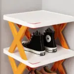 Foldable Multi Layer Shoe Rack Shoe Storage Shelf Organizer tag1