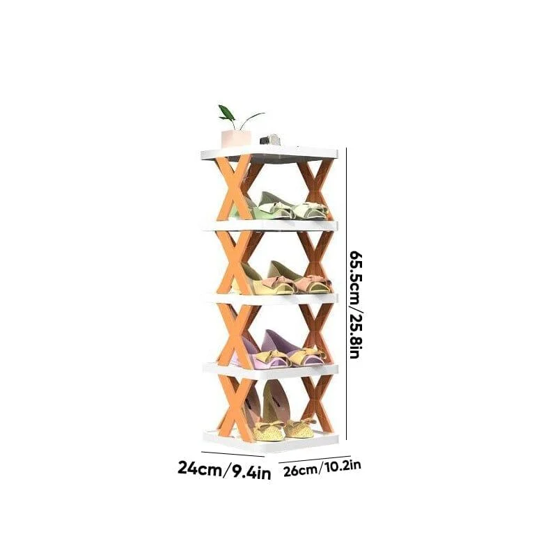 Foldable Multi-Layer Shoe Rack, Shoe Storage Shelf Organizer -  - #tag1#