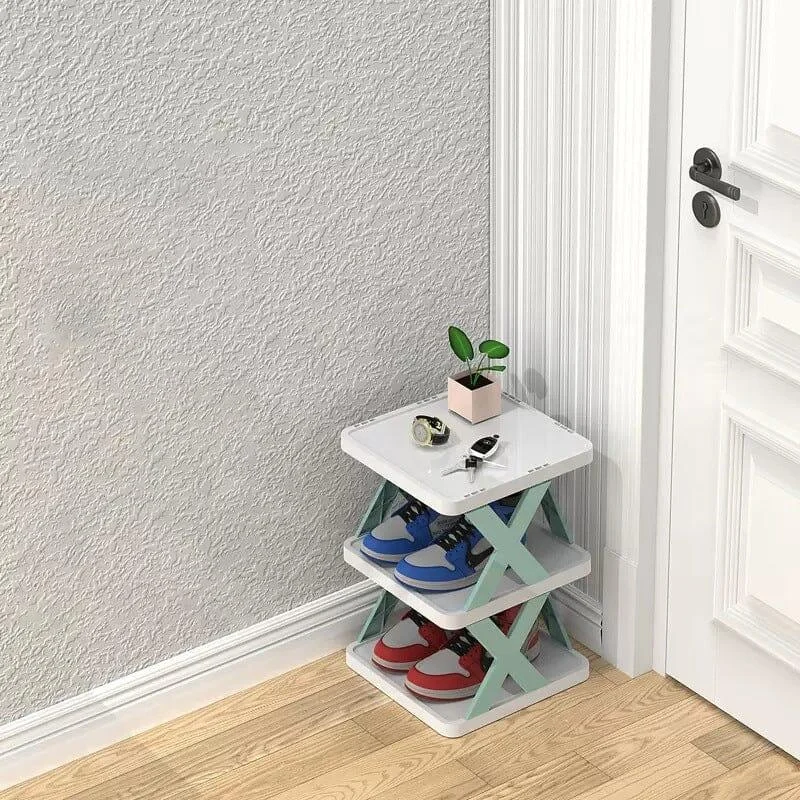Foldable Multi-Layer Shoe Rack, Shoe Storage Shelf Organizer -  - #tag1#