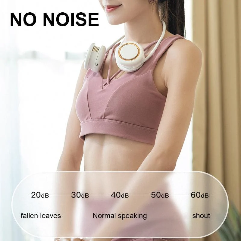 Foldable USB Mini Portable Neck Fan -  - #tag1#